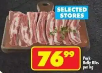 Shoprite Pork Belly Ribs offer