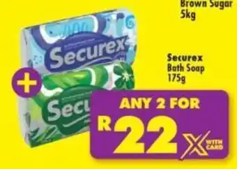 Shoprite Securex Bath Soap offer