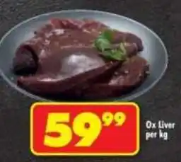 Shoprite Ox Liver offer