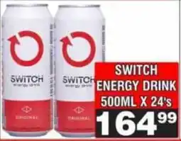 Advance Cash n Carry Switch Energy Drink offer