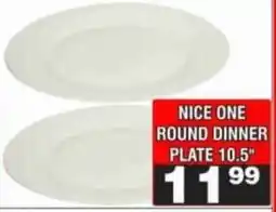 Advance Cash n Carry NICE ONE ROUND DINNER PLATE 10.5" offer