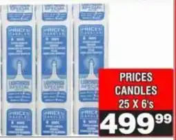 Advance Cash n Carry Prices Candles offer