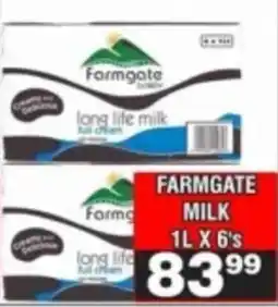 Advance Cash n Carry Farmgate long life milk offer