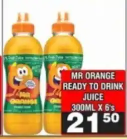Advance Cash n Carry MR ORANGE READY TO DRINK JUICE offer