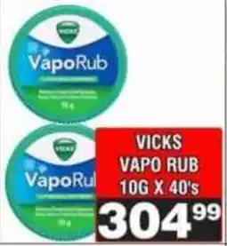 Advance Cash n Carry Vicks VapoRub offer