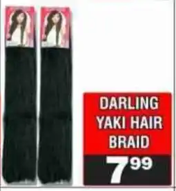 Advance Cash n Carry Darling Yaki Hair Braid offer