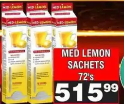 Advance Cash n Carry MED LEMON SACHETS offer