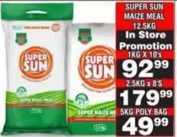 Advance Cash n Carry Super Sun Maize Meal offer
