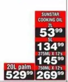 Advance Cash n Carry SUNSTAR COOKING OIL offer