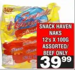 Advance Cash n Carry Snack Haven Naks Assorted offer