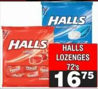 Advance Cash n Carry HALLS LOZENGES offer