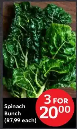 Oxford Freshmarket Spinach Bunch offer