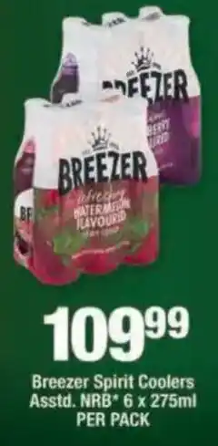 Breezer Spirit Coolers