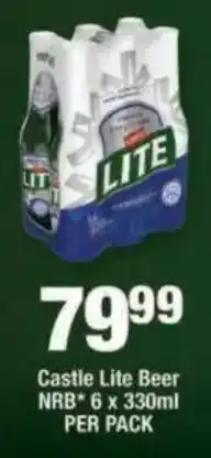 OK Liquor Castle Lite Beer offer