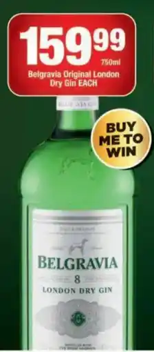 OK Liquor Belgravia London Dry Gin offer