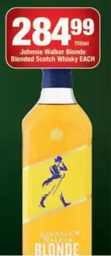 OK Liquor Johnnie Walker Blonde Blended Scotch Whisky offer