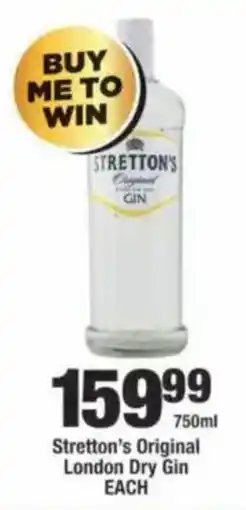 OK Liquor Stretton's Original London Dry Gin offer