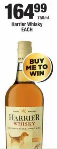 OK Liquor Harrier Whisky offer