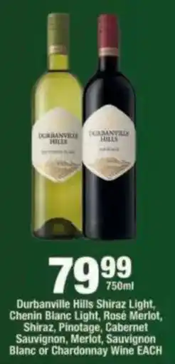 OK Liquor Durbanville Hills Wine offer
