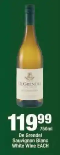 OK Liquor De Grendel Sauvignon Blanc White Wine offer