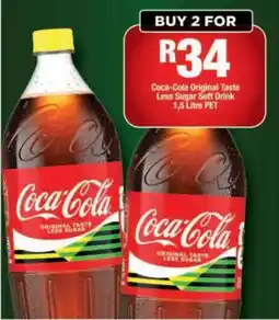 OK Liquor Coca-Cola Original Taste Less Sugar Soft Drink offer