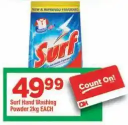 OK Grocer Surf Hand Washing Powder offer