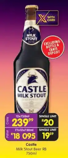 Shoprite Castle Milk Stout Beer RB offer
