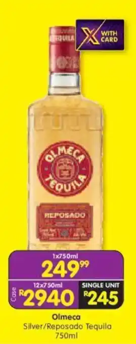 Olmeca Silver/Reposado Tequila