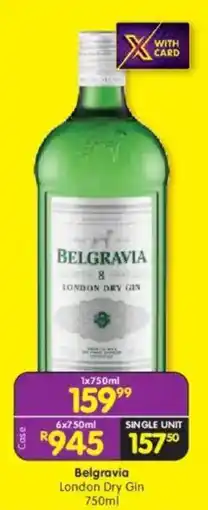 Shoprite Belgravia London Dry Gin offer