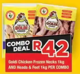 OK Grocer Goldi Chicken Frozen Necks & Heads & Feet offer