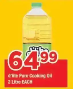 OK Grocer d'lite Pure Cooking Oil offer