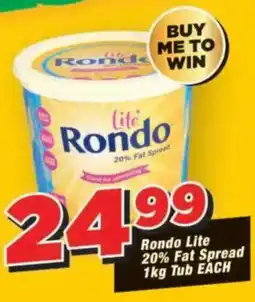 OK Grocer Rondo Lite 20% Fat Spread offer