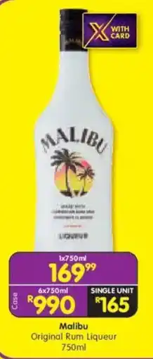 Shoprite Malibu Original Rum Liqueur offer