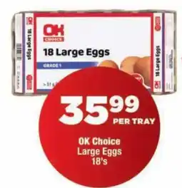 OK MiniMark OK Choice Large Eggs offer