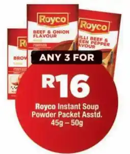 OK MiniMark Royco Instant Soup Powder Packet Assorted offer