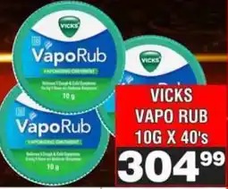 Advance Cash n Carry Vicks VapoRub offer