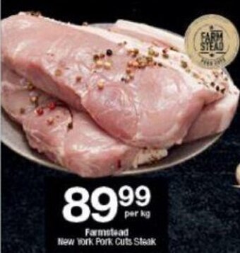 Checkers Farmstead New York Pork Cuts Steak offer
