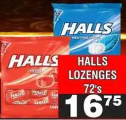 Advance Cash n Carry Halls Lozenges offer
