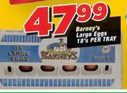 OK Grocer Barney's Large Eggs offer