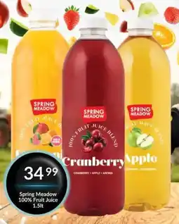 Super Save Spring Meadow 100% Fruit Juice offer