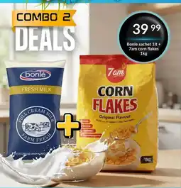Super Save Bonle Fresh Milk + 7am Corn Flakes offer