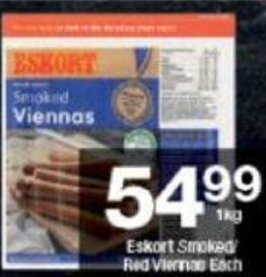 Checkers Eskort Smoked Red Viennas Each offer