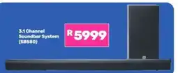 Game 3.1 Channel Soundbar System (SB580) offer