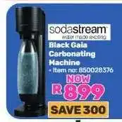 Game SodaStream Black Gaia Carbonating Machine offer