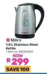 Game Milex 1.8 L Stainless Steel Kettle offer