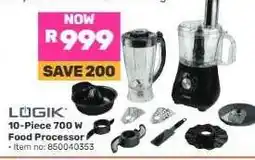 Game LÖGIK 10-Piece 700 W Food Processor offer