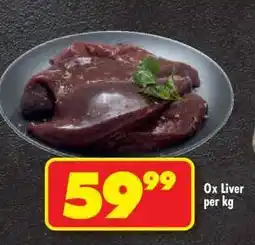 Shoprite Ox Liver offer