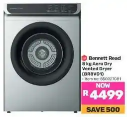 Game Bennett Read 8 kg Aero Dry Vented Dryer (BR8VD1) offer