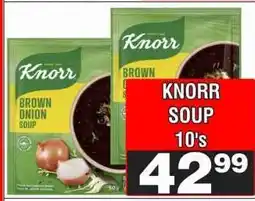 Advance Cash n Carry KNORR SOUP 10's offer