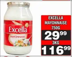 Advance Cash n Carry EXCELLA MAYONNAISE 750g offer